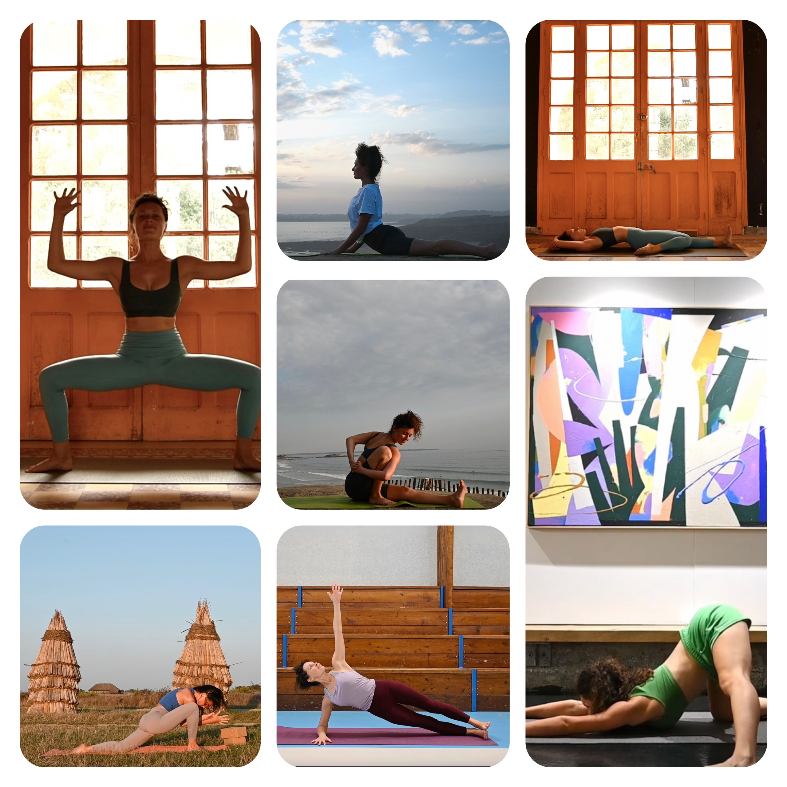 cours en ligne intermédiaire et débutant yoga